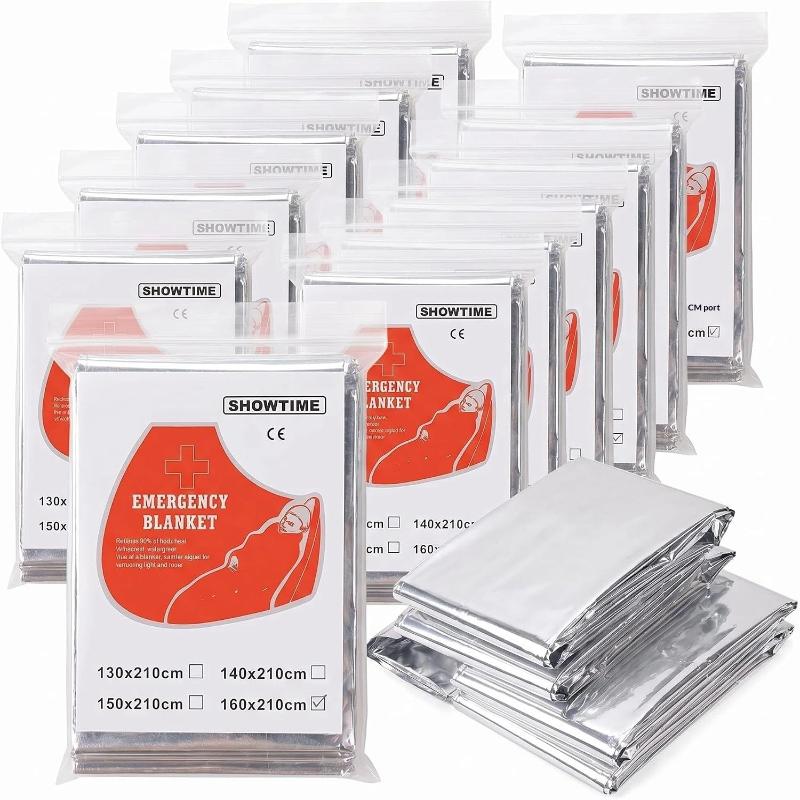 Survival Blanket Reflective - 5 stuks waterdichte, reflecterende, thermische nooddeken
